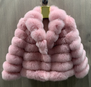 Fox Fur Fashion Luxury Coat