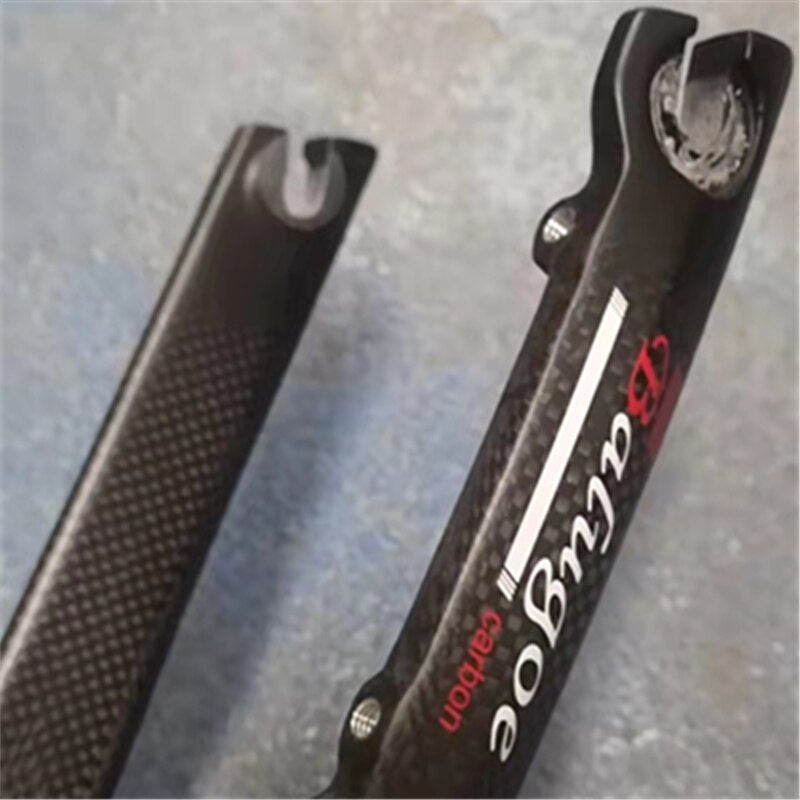 3k Full carbon fiber road bike fork 28.6mm ROAD BIKE hard fork bicycle parts 1-1/8"inch Disc brake max 700*23/25/28C