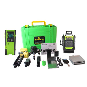 New Fukuda Professional 16 Line 4D Laser Level Japan Sharp Green 515NM Beam 360 Vertical And Horizontal Self-leveling Cross