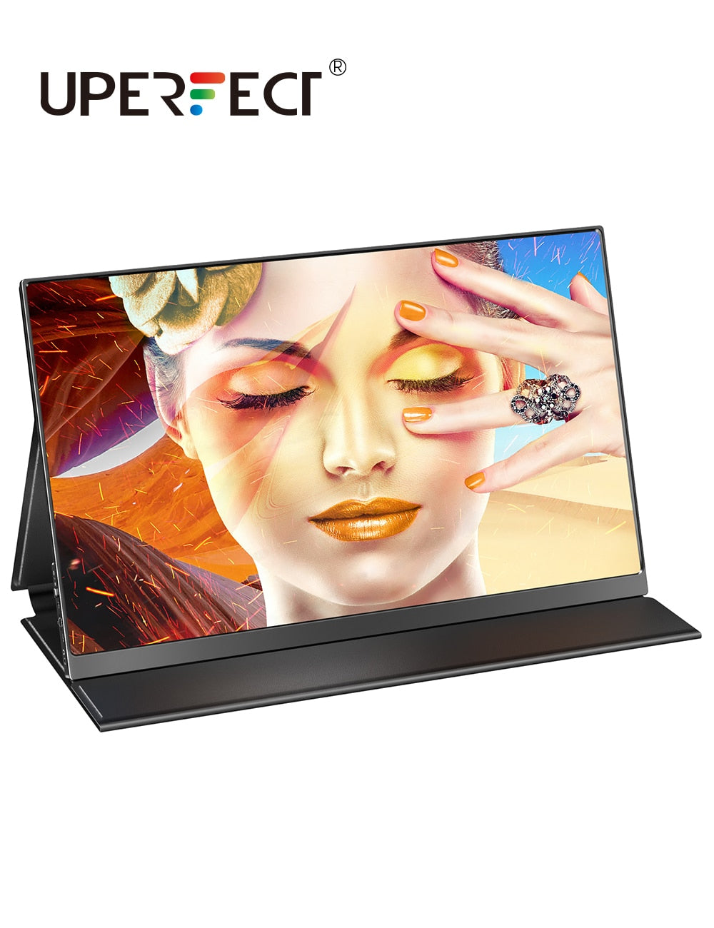 UPERFECT 15.6&quot; Portable Monitor 100% DCI-P3 99% sRGB, 500 Nits Brightness FHD IPS ScreenHDR Gaming Computer Display with USB C