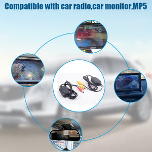 Easy Installation Car Rear View Camera Wireless Wiring Kit 2.4GHz DC 12V Vehicle Cameras Wireless Transmitter/Receiver