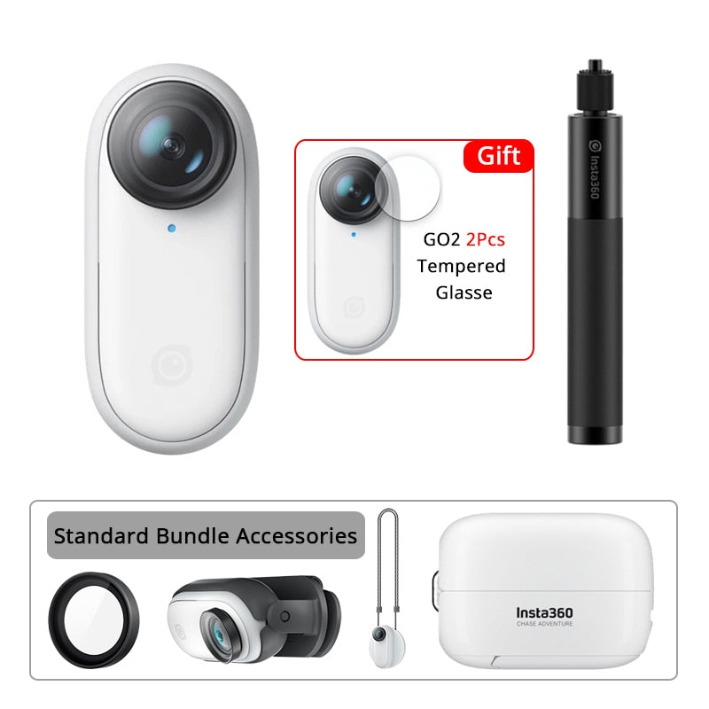 Insta360 GO 2 32G 64GB Small Action Camera Mini Sport Vlog Video Camera Insta360 Go 2 32G 64G Camera Go2 For IPhone and Android