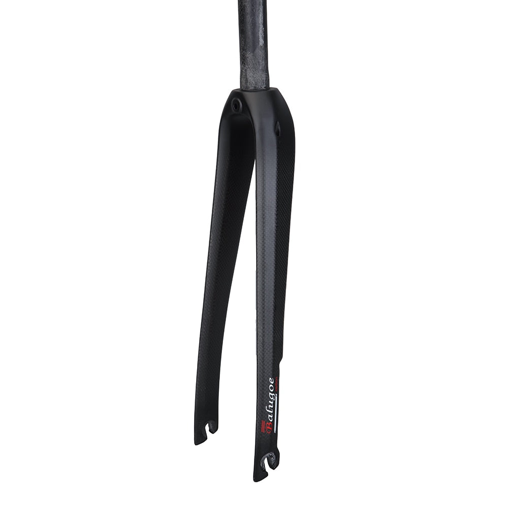 3k Full carbon fiber road bike fork 28.6mm ROAD BIKE hard fork bicycle parts 1-1/8"inch Disc brake max 700*23/25/28C