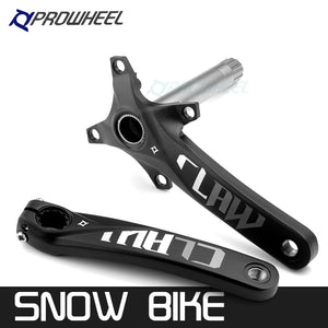 PROWHEEL Snow Bike Crankset 104BCD 170mm BB100/120mm Fat Bike Crank Arm Bottom Bracket BB Aluminum Alloy Bicycle Parts
