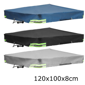 150-260cm Winter 600D Trailer Cover Auto Roof Tent Heavy Duty PVC Dustproof Waterproof Protector Cover Travel Camping Canopy