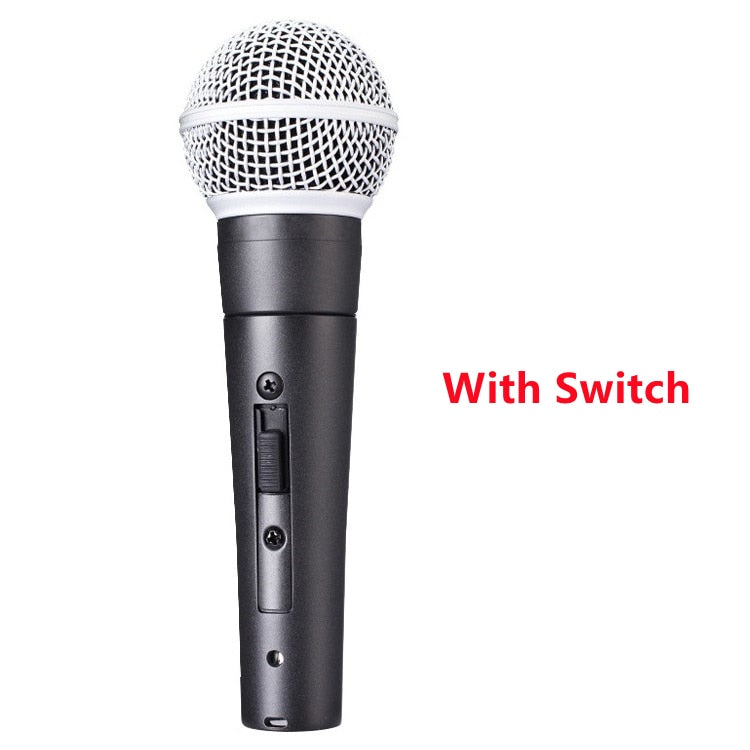 Legendary Wired Vocal Dynamic SM58 Microphone for SHURE High Quality Professional DJ Cardioid Mic Karaoke KTV Stage Show Church